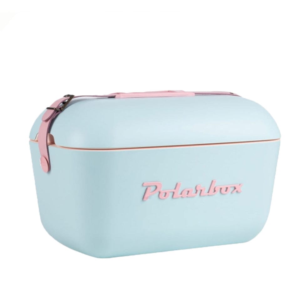 Polarbox Retro Cooler Box 20L / 12L Sky Blue and Pink