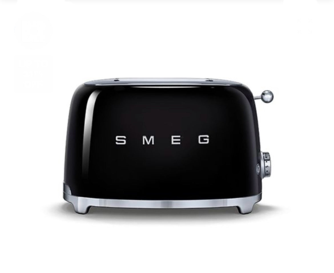 Smeg - 2 Slice Toaster Black