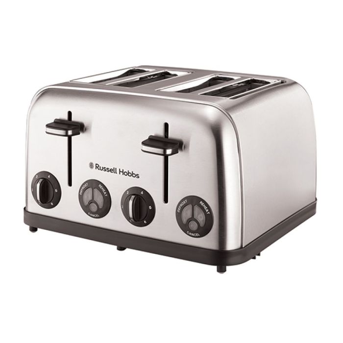 Russell Hobbs 4 Slice Toaster Stainless Steel