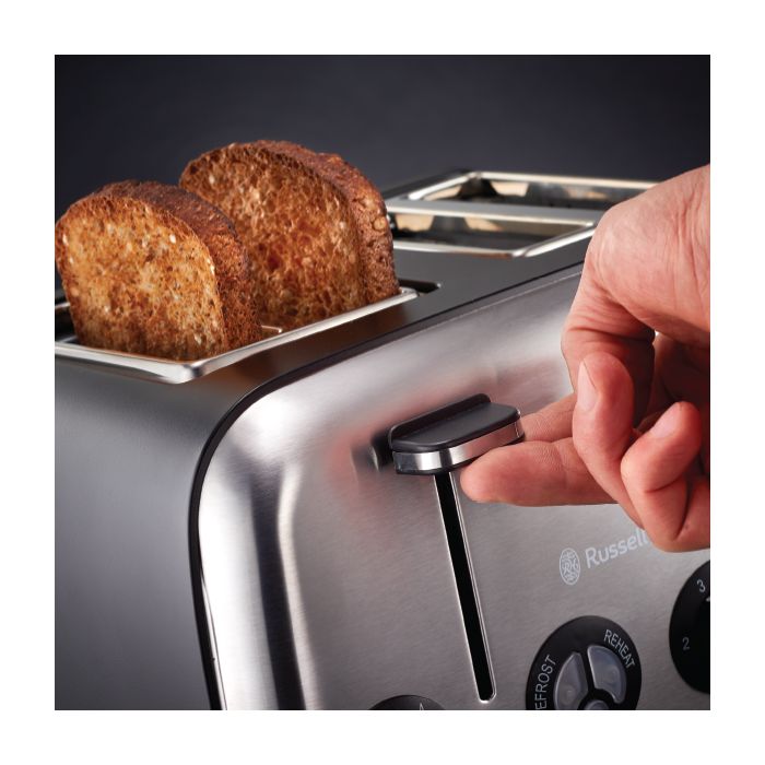 Russell Hobbs 4 Slice Matt Toaster Black