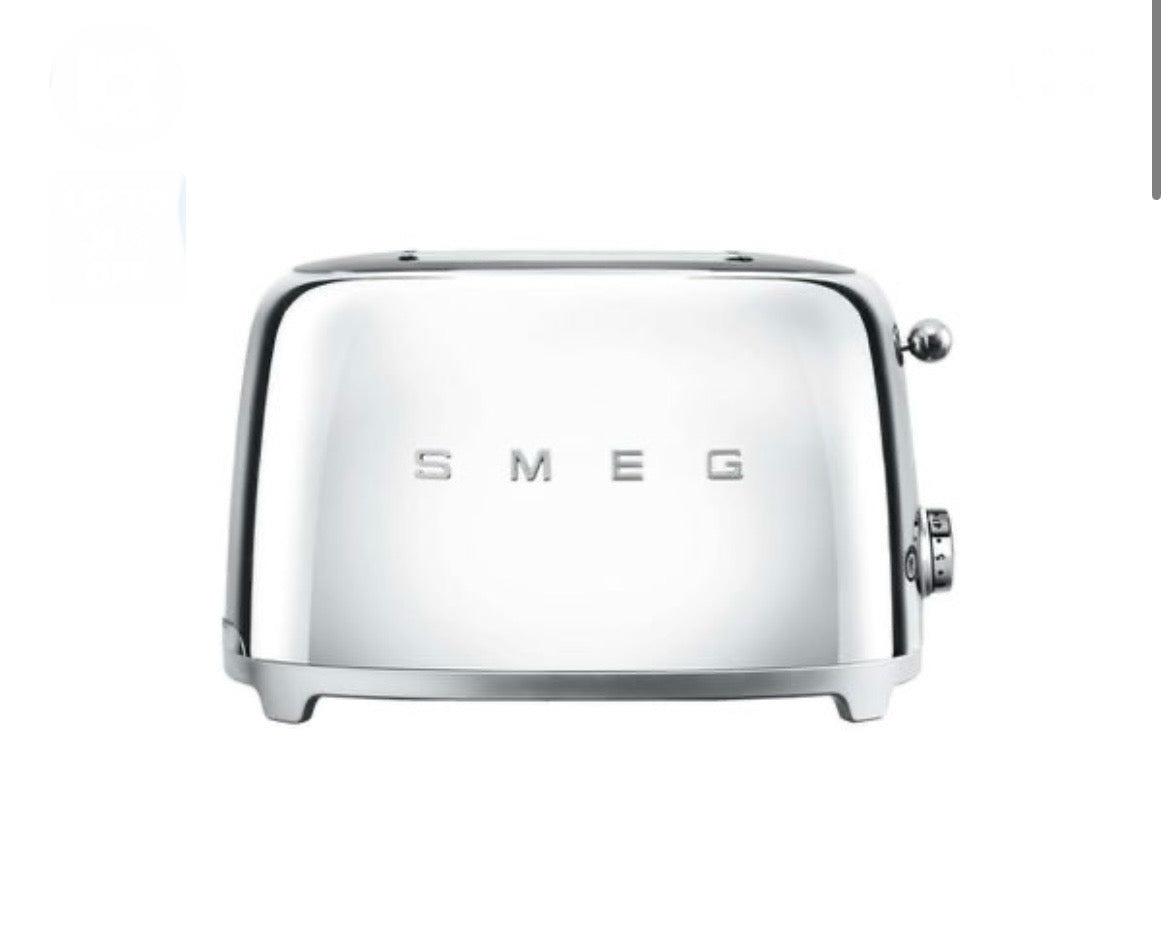 Smeg - 2 Slice Toaster silver