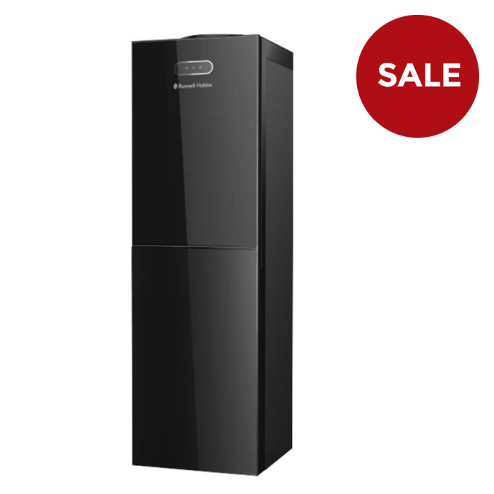 Russell Hobbs Glass Standing Water Dispenser Black