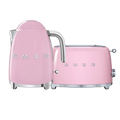 Smeg Pink Retro Kettle and 2 Slice Toaster Bundle