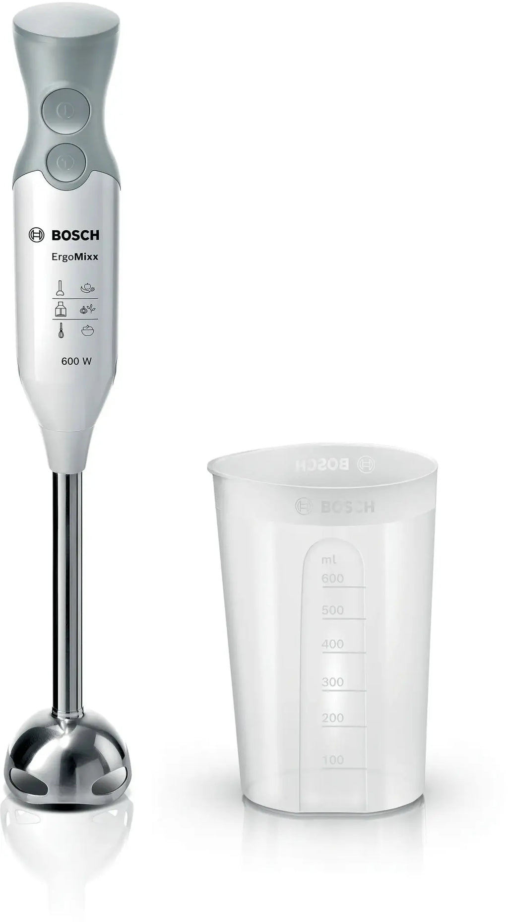 Hand Blender ErgoMixx 600 W White