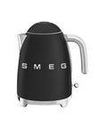 Smeg 1.7L Matte Black Retro Cordless Kettle