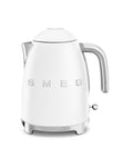 Smeg 1.7L Matte White Retro Cordless Kettle