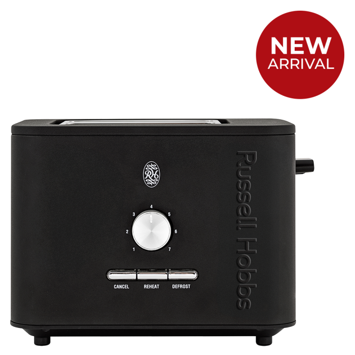 Russell Hobbs Nexus 2 Slice Toaster Black