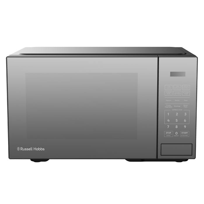 Russell Hobbs 30L Electronic Microwave Mirror Finish Black