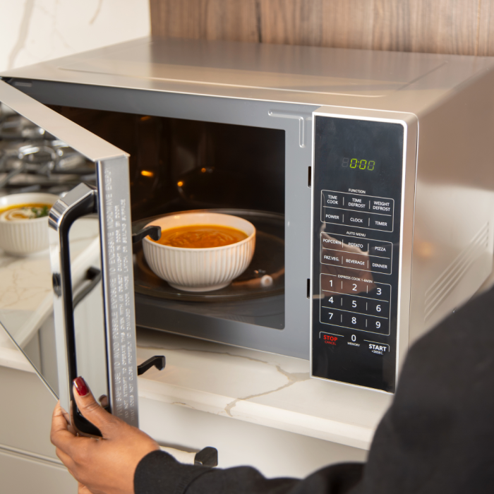 Russell Hobbs 45L Silver Mirror Microwave