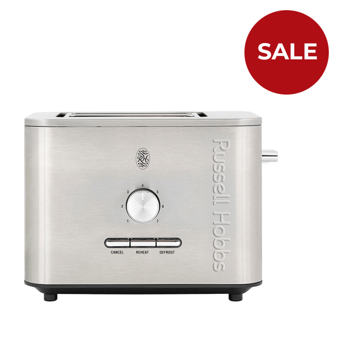 Russell Hobbs Nexus 2 Slice Toaster Silver