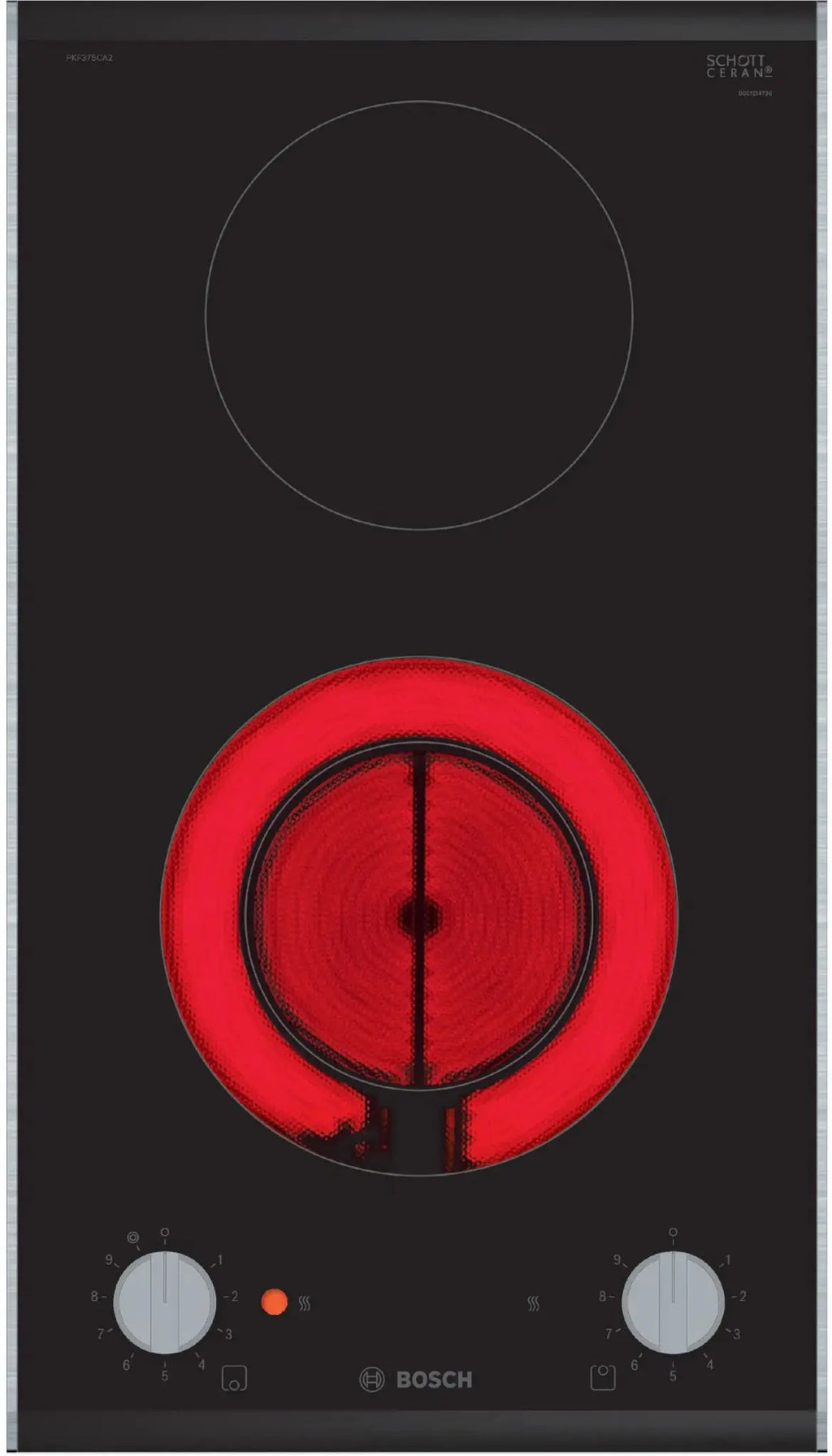 Series 2 Electric Domino Hob 30 cm surface mount with frame