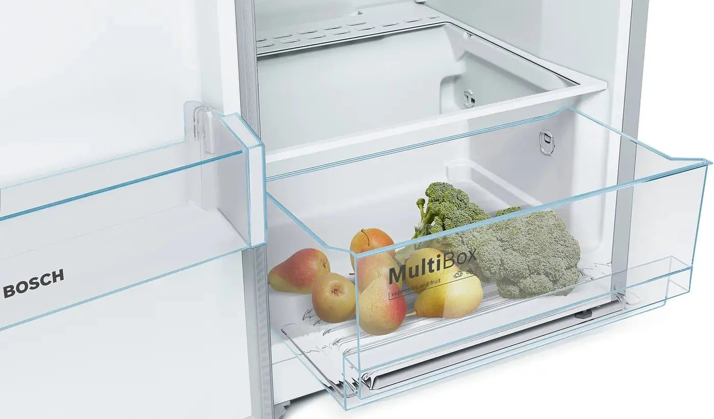 Series 2 Freestanding Fridge 176 x 60 cm Brushed steel anti-fingerprint
