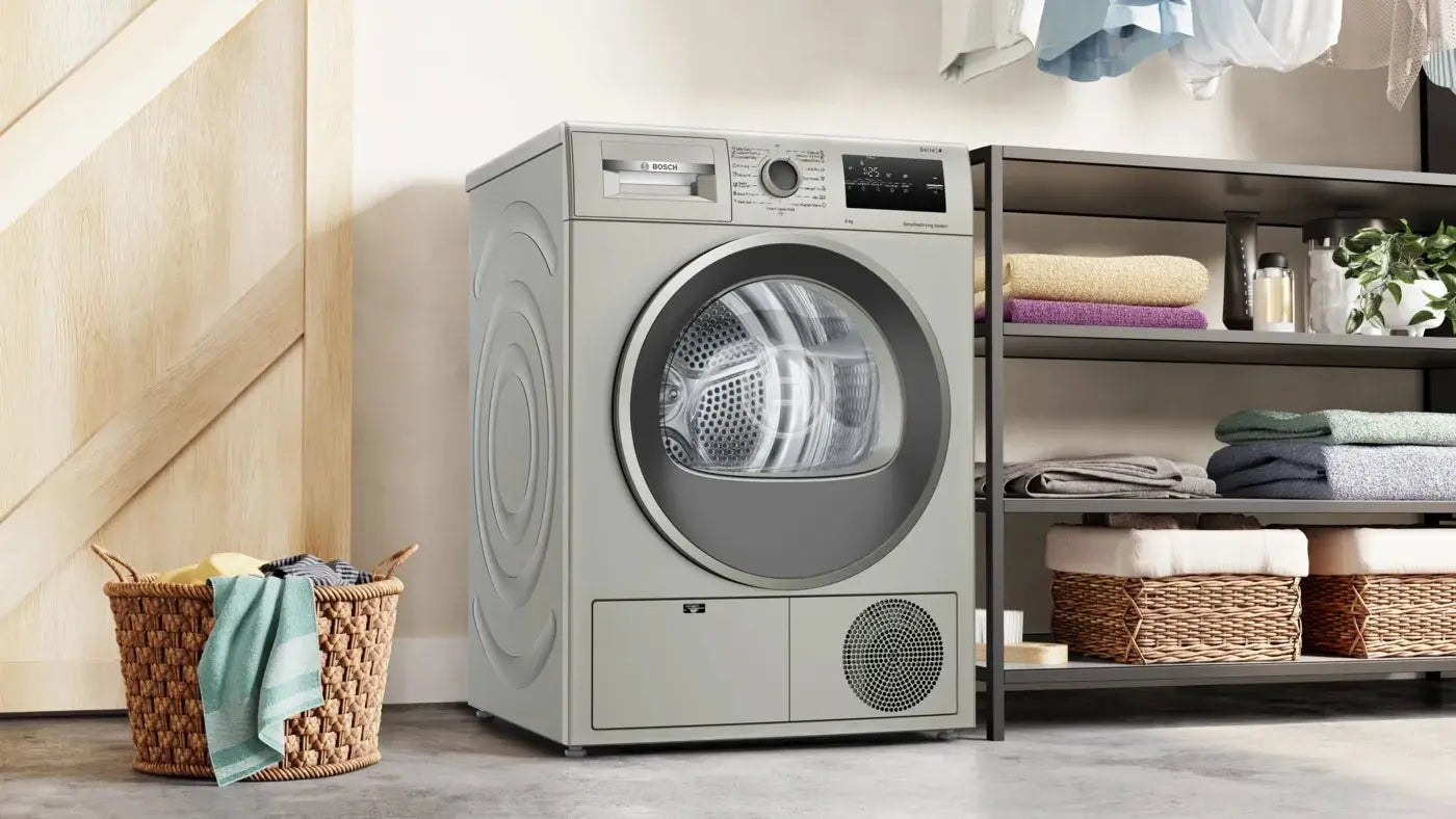 Series 4 Condenser Tumble Dryer 8 kg Silver inox