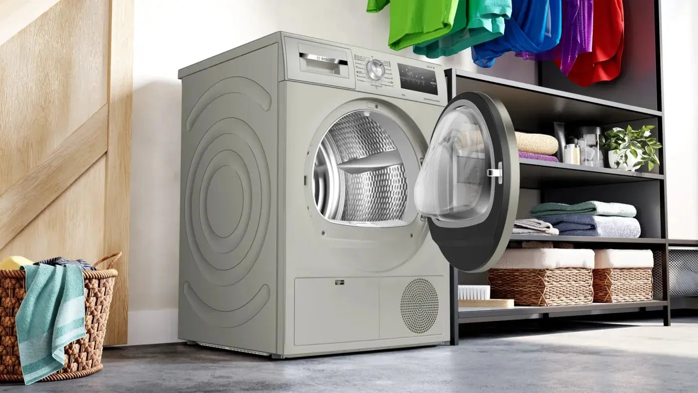 Series 4 Condenser Tumble Dryer 8 kg Silver inox