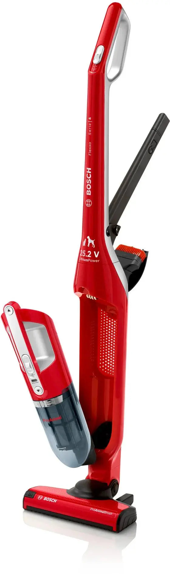 Series 4 Cordless Handheld Vacuum Cleaner Flexxo 25.2V Red