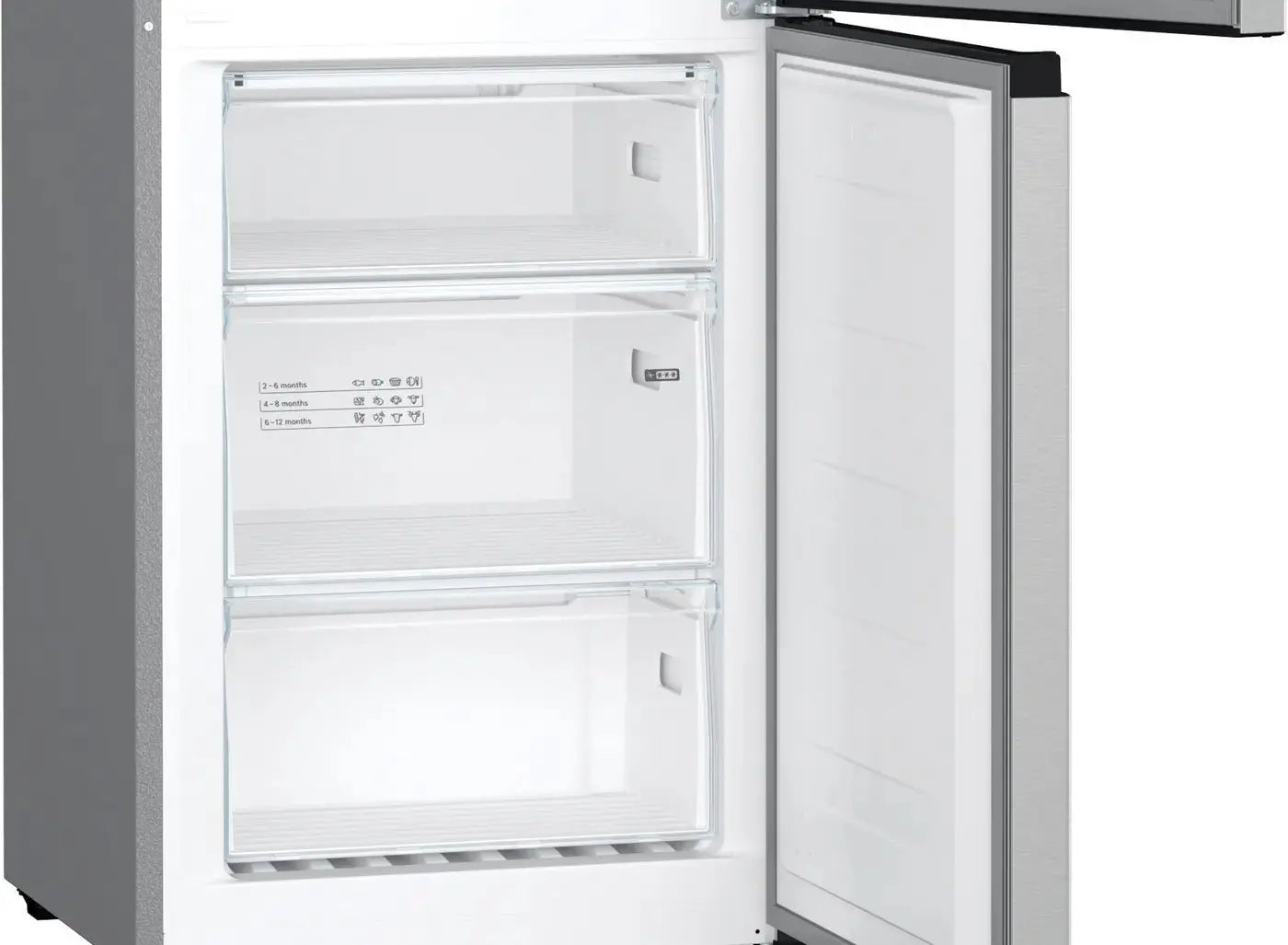 Series 4 Freestanding Fridge-freezer (Bottom freezer) 185.9 x 59.5 cm Inox-look