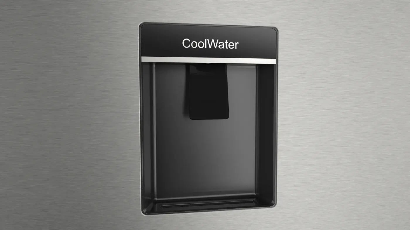 Series 4 Freestanding Fridge-freezer (Bottom freezer) 185.9 x 59.5 cm Inox-look