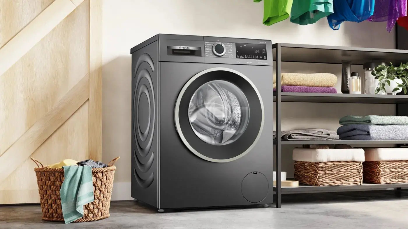 Series 4 Frontloader Washing Machine 10 kg , Cast iron grey