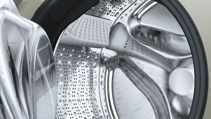 Series 4 Frontloader Washing Machine 9 kg , Silver inox