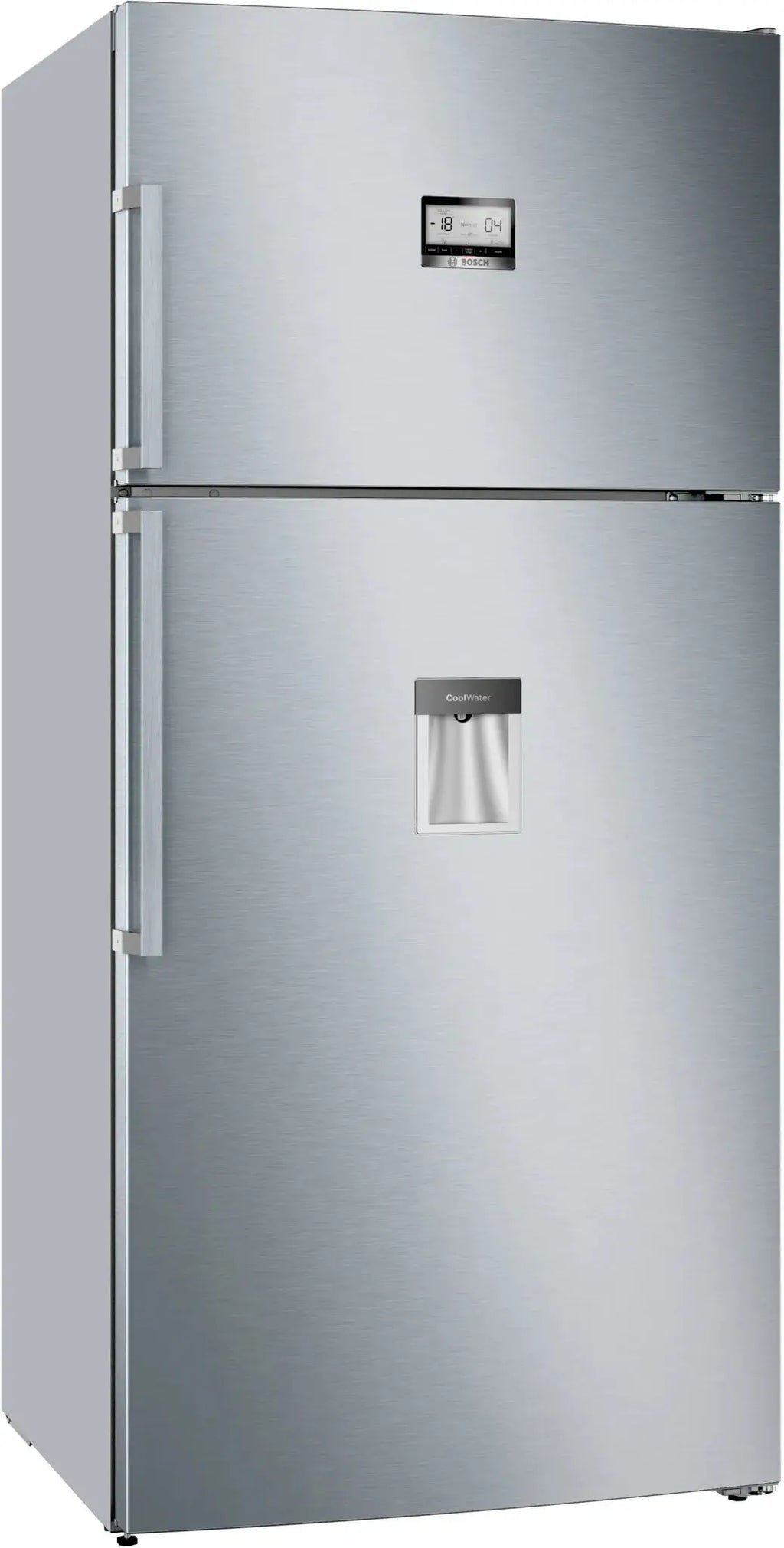 Series 6 Freestanding Fridge-freezer (Top freezer) 186 x 86 cm Brushed steel anti-fingerprint, Total No Frost