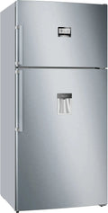 Series 6 Freestanding Fridge-freezer (Top freezer) 186 x 86 cm Brushed steel anti-fingerprint, Total No Frost