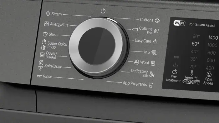 Series 6 Frontloader Washing Machine 10 kg , Cast iron grey