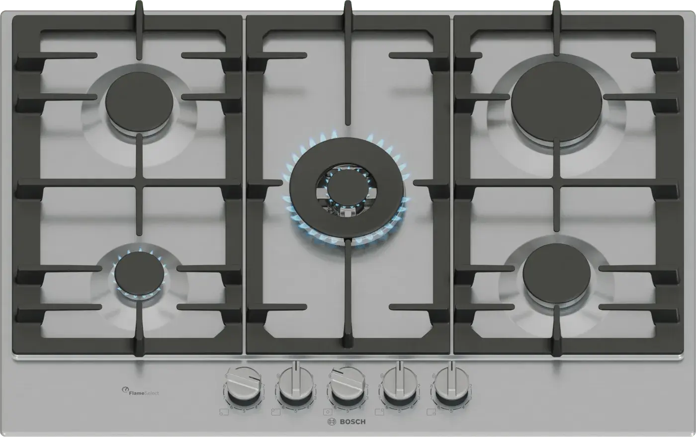 Series 6 Gas Hob 75 cm Stainless steel